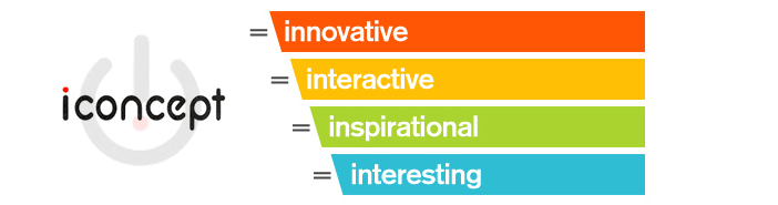 I-Concept = Innovative = Interactive = Inspirational = Interesting